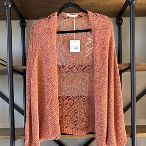 Open-Knit Shrug Cardigan
